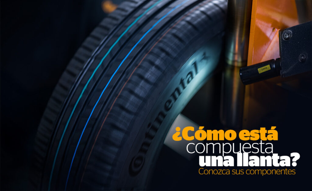 ¿Como está compuesta una llanta? Conozca sus componentes